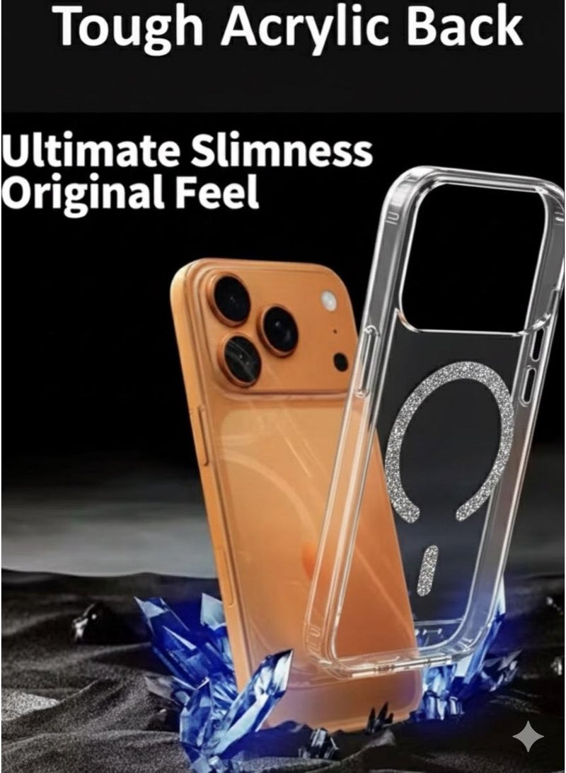 New Case iPhone 17 Pro max Magsafe Case Cover ，Strong Magnetic, Military-Grade Drop Protection, Compatible with MagSafe & Magnetic Phone Accessory - Image 3