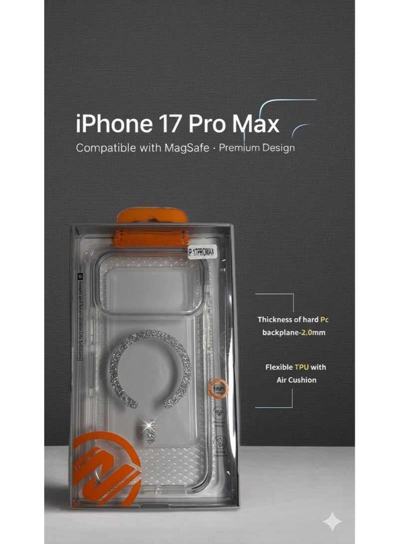 New Case iPhone 17 Pro max Magsafe Case Cover ，Strong Magnetic, Military-Grade Drop Protection, Compatible with MagSafe & Magnetic Phone Accessory - Image 4