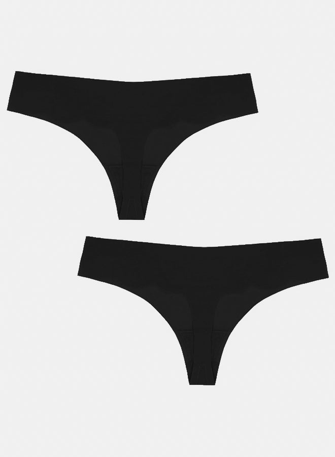 Lasso Lycra Set Of 2 Pieces Invisible String Underwear For Women - Image 1