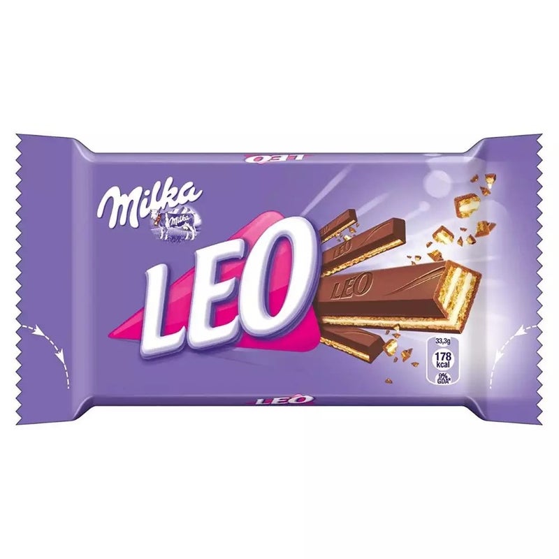 Milka Leo Alpine Milk Wafer Chocolate- 33.3gms