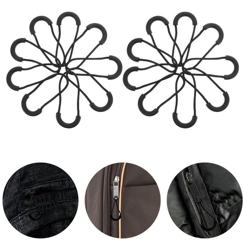30pcs Detachable Zipper Puller Replacement - U Shaped Pull Cord End For Bags Luggage Sports Jackets - Removable Zipper Repair Puller For Outdoor & Travel - Image 3