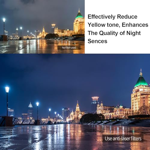 Kase 82mm Wolverine Magnetic Anti-Laser Filter Camera Lens CMOS Sensor Laser Protection Filter, Shockproof Tempered Optical Glass - Image 4