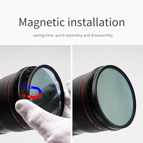 Kase 82mm Wolverine Magnetic Anti-Laser Filter Camera Lens CMOS Sensor Laser Protection Filter, Shockproof Tempered Optical Glass - Image 2