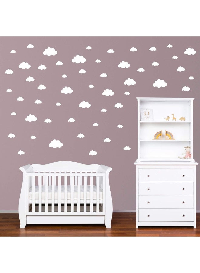 BugyBagy White Clouds Wall Vinyl Wall Decals/Stickers - Image 5