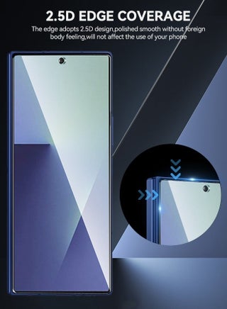 [2+2 Pack] 9H Tempered Glass Screen Protector for Samsung Galaxy Z  Fold 7 5G (2025), Anti Scratch, Full Cover, Easy Install, 2 Pack Screen Protector and 2 Pack Camera Lens Protector - view 4