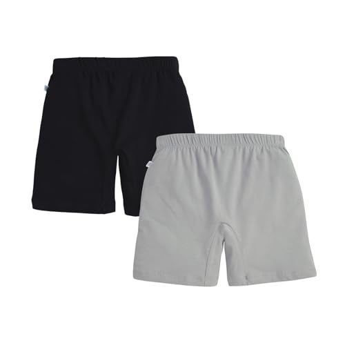YouGotPlanB Cotton Inner Shorts for Girls | No-Mark Elastic Waistband | Supersoft & Stretchy | Antibacterial & Antimicrobial Black, Grey - Image 3