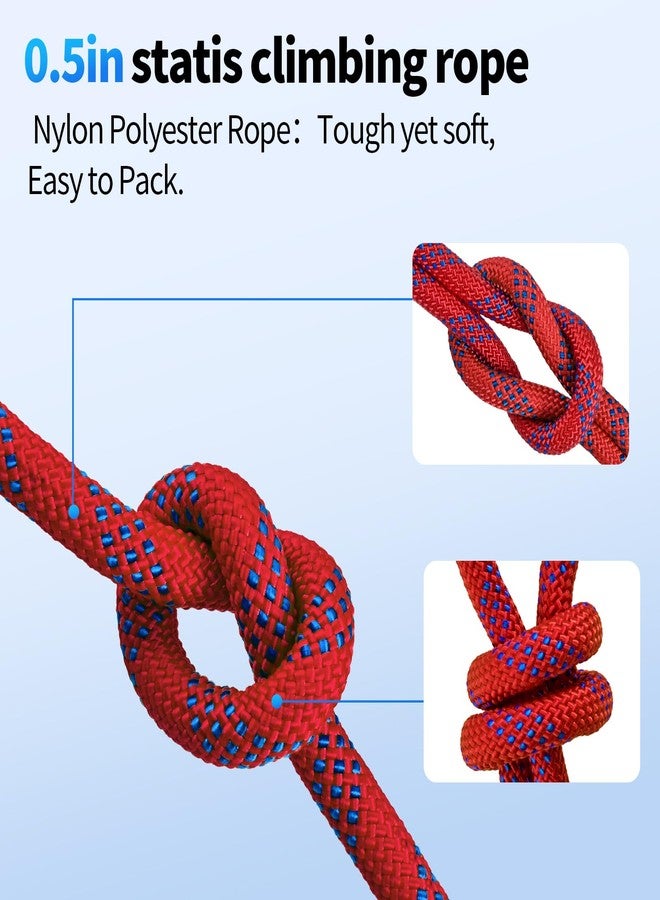 Kynara 150Ft 1/2 Inch Heavy Duty Climbing Rope - for Tree Swing, Pulling, Outdoor & Gym Use (Red) - Image 5