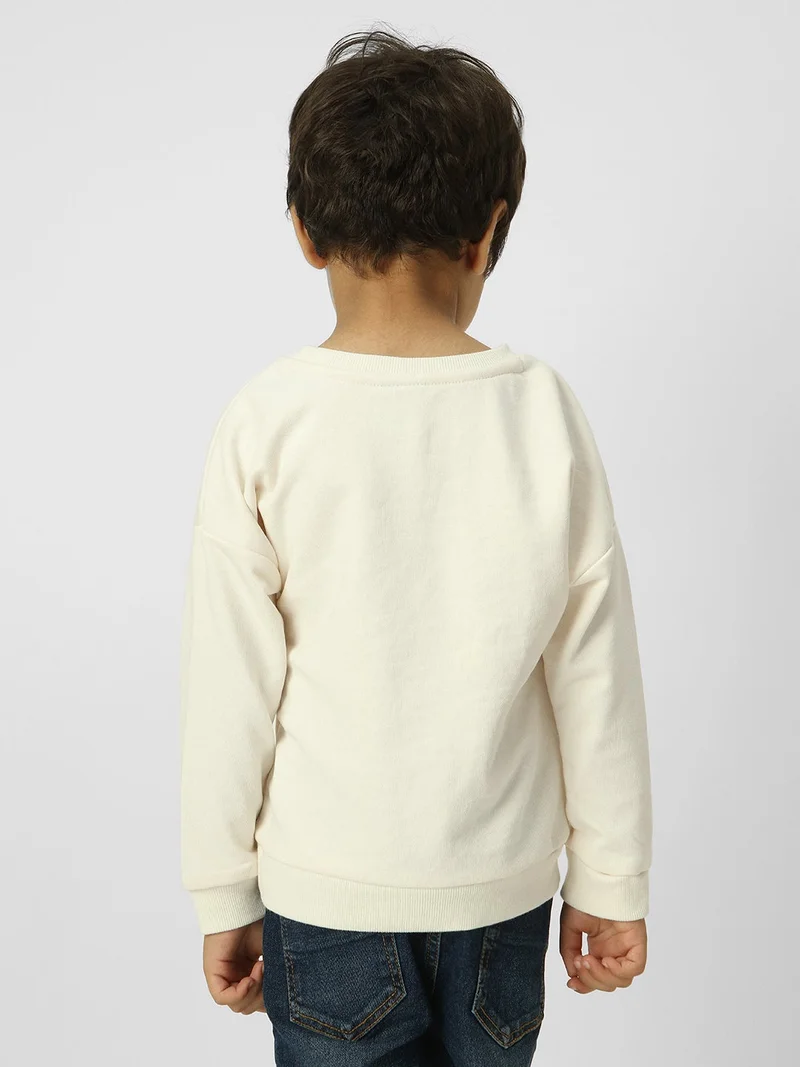 Nautinati Snow White Boys Graphic Printed Round Neck Pullover Sweatshirt  | Best Price UAE