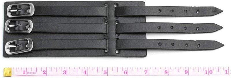 Mafnee Store Leather Cuff Bracelet Punk Bracelet Rock Braided Rivets Wristband for Men Women Adjustable - Image 3