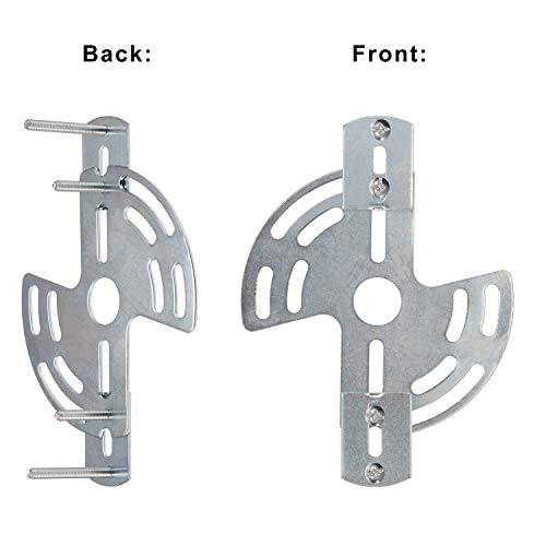 Canomo Lighting Adjustable Crossbar Kit Multifunctional Light Fixture Crossbar Plate Support to 35lb for Mount Wall Light, Close to Ceiling Light, Chandelier, 1 Set - Image 2