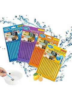 Excefore Drain Cleaner Stick, 48Pcs Drain Sticks Deodorizer, Bathroom Sink Drain Cleaning Tool, for Kitchen Shower Bathroom, Toilet, Sink Freshener  - Image 1