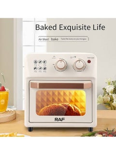 RAF The R.5347W oven and air fryer, with a power of 1250 watts and a capacity of 14 liters, combines the functions of an oven and an air fryer for healthy and fast cooking. A crispy finish without a lot of oil, and complete control over the spray settings.  - Image 2