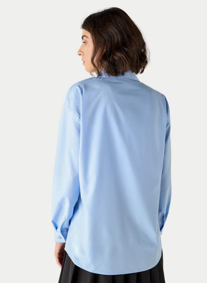 تواكستريمز قميص مزين بياقة عادية وأكمام طويلة من تو إكستريمز - Image 3