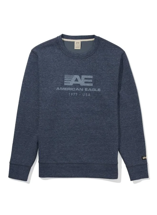American Eagle Logo Crew Neck Sweatshirt
