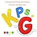 EXBEPE Transparent Capital Letters 52 Pcs for Light TableLight Table Toys and Manipulatives for KidsEducational Alphabet Set - Image 4