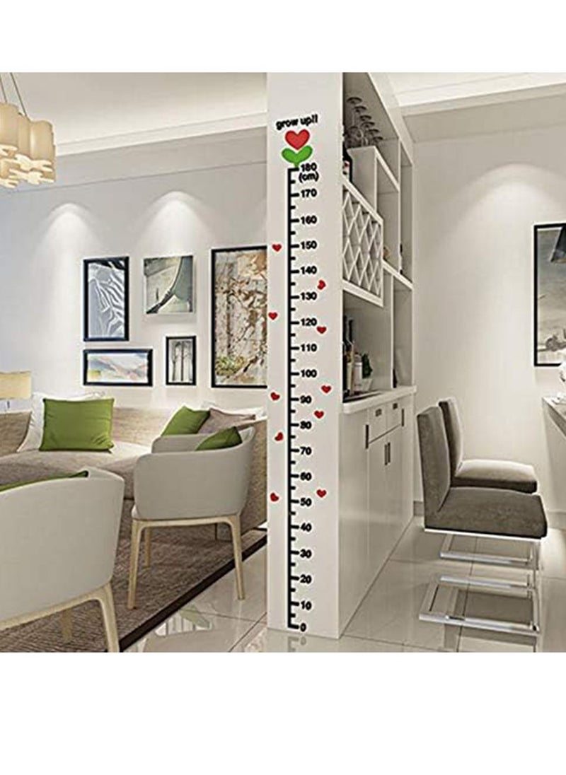 Gonice Children Height Measure Stickers 3D Funny DIY Acrylic Height Chart Sticker For Kids Room Wall Door Decorations For Living Room  - Image 2