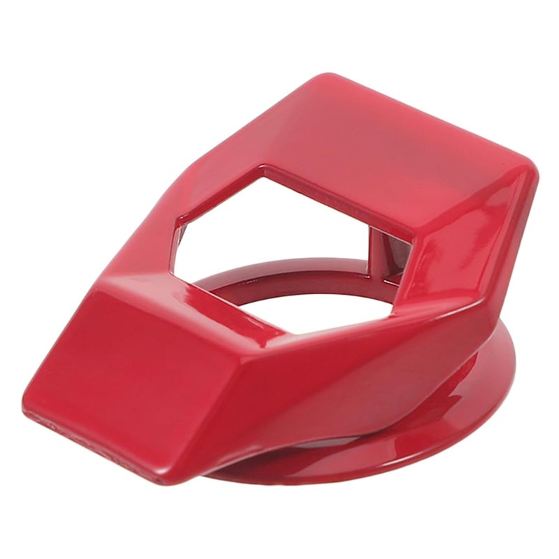 Red Car Engine Start Button Cover Ring Universal Ignition Switch Protective Cap - Image 1