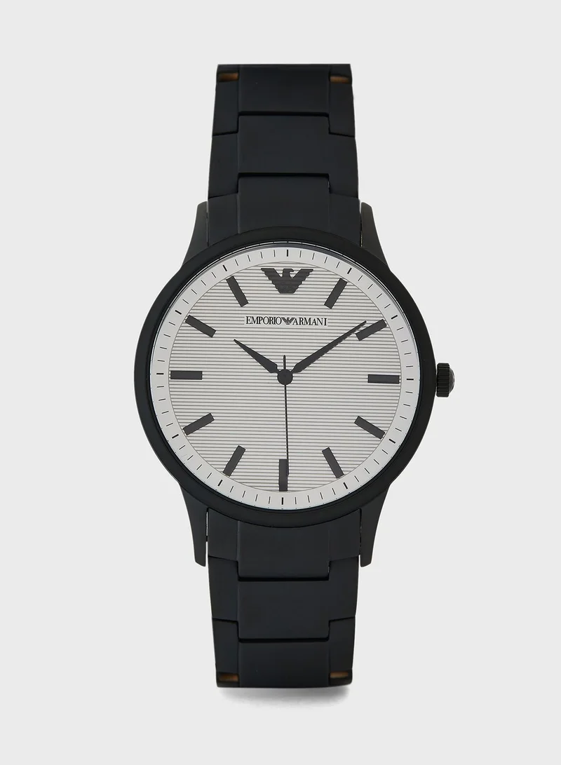 EMPORIO ARMANI AR11259 Leather Strap Analog Watch