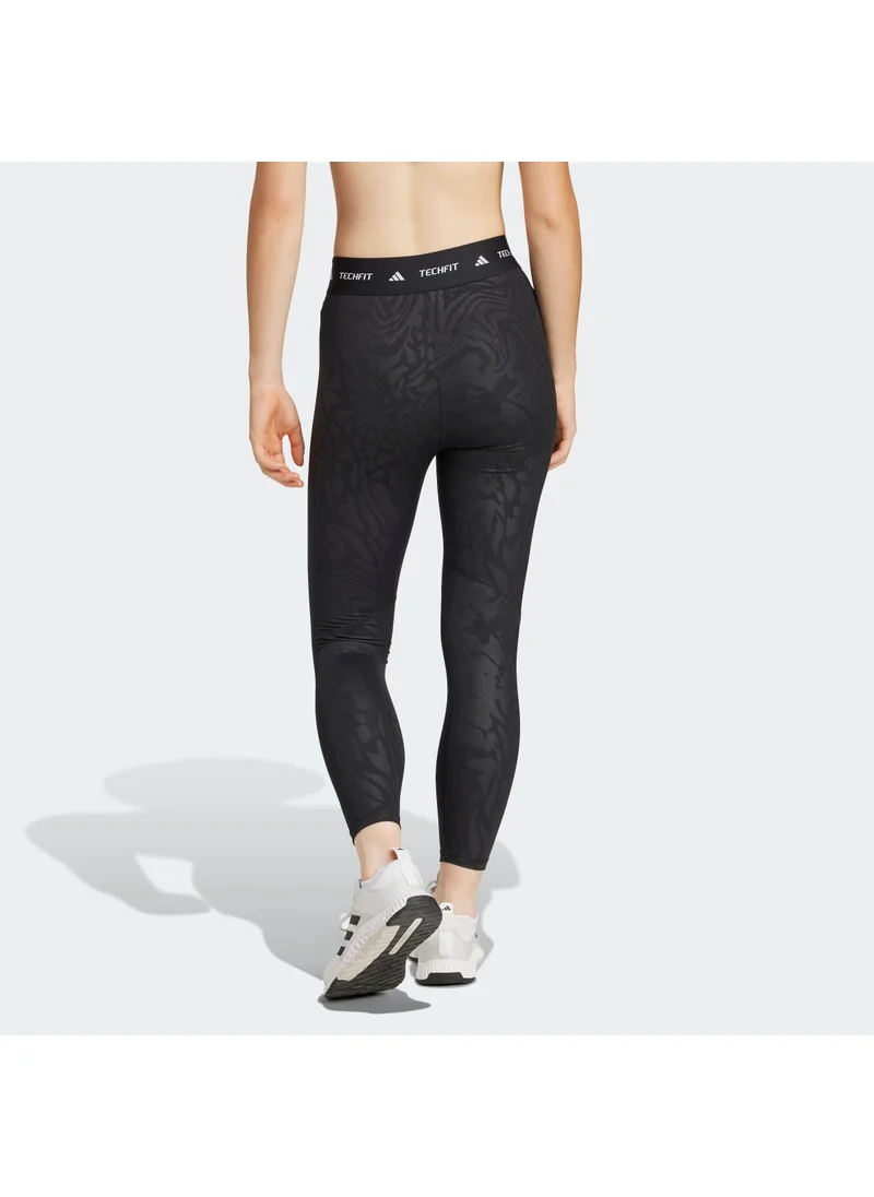 Adidas 7/8 Techfit Printed Leggings