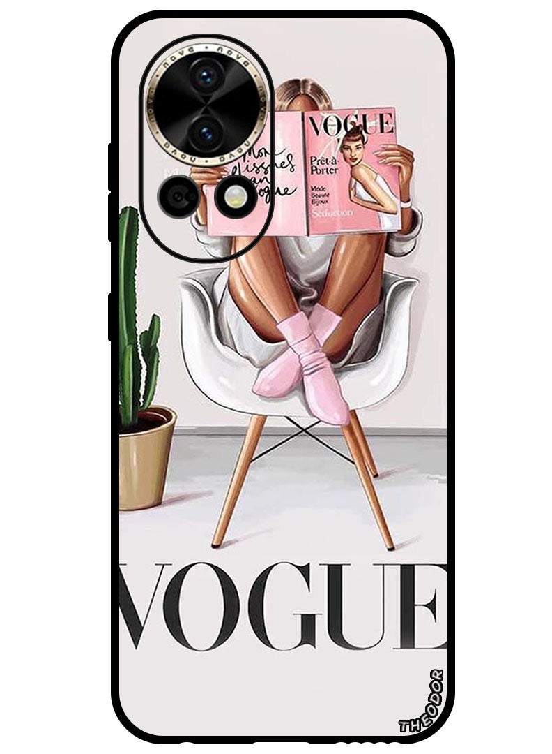 Theodor Protective Case Anti Scratch Shock Proof Bumper Cover For Huawei Nova 12 Vogue Art - Image 1