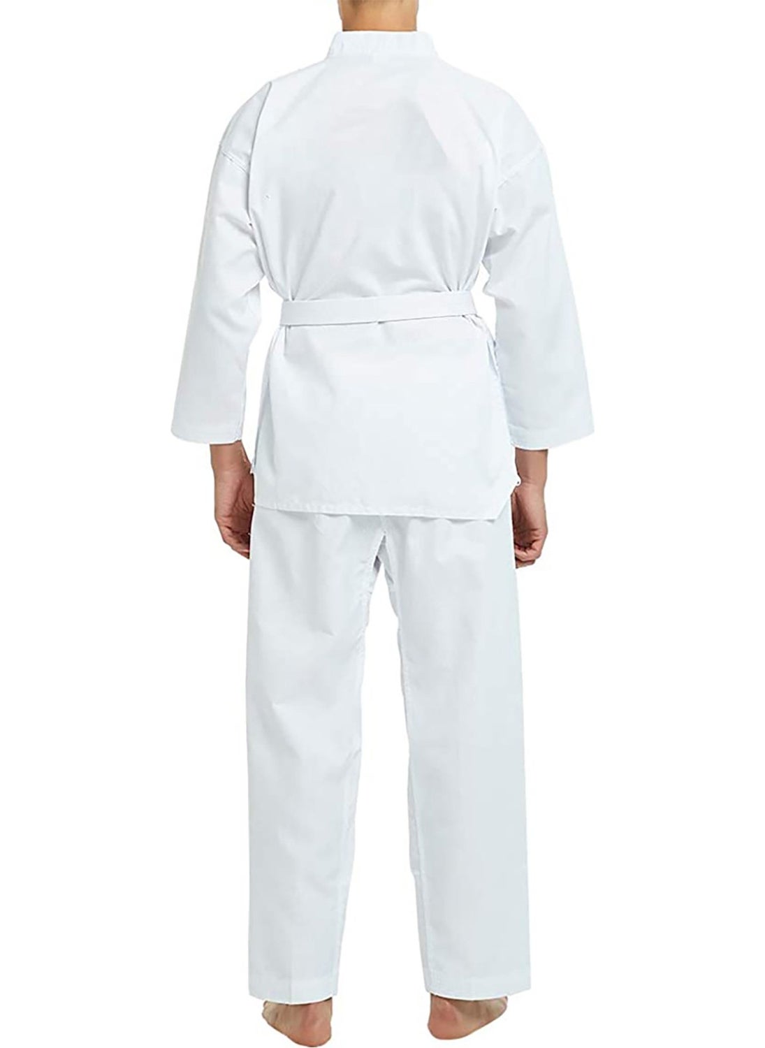 Top Glory White Collar Ribbed Basic Taekwondo Dress Dobok  - Image 2