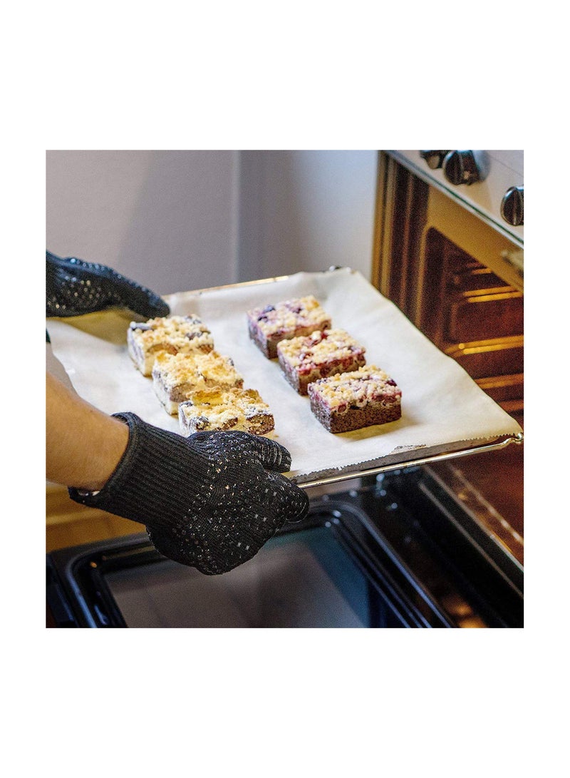 GGOOT Silicone Extreme 500? Heat Resistant Glove Cooking Oven Hot Mitt BBQ Grilling Glove  - Image 3