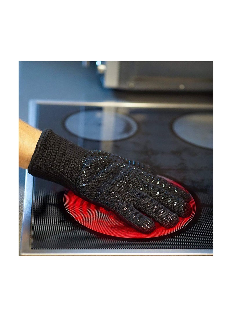 GGOOT Silicone Extreme 500? Heat Resistant Glove Cooking Oven Hot Mitt BBQ Grilling Glove  - Image 4