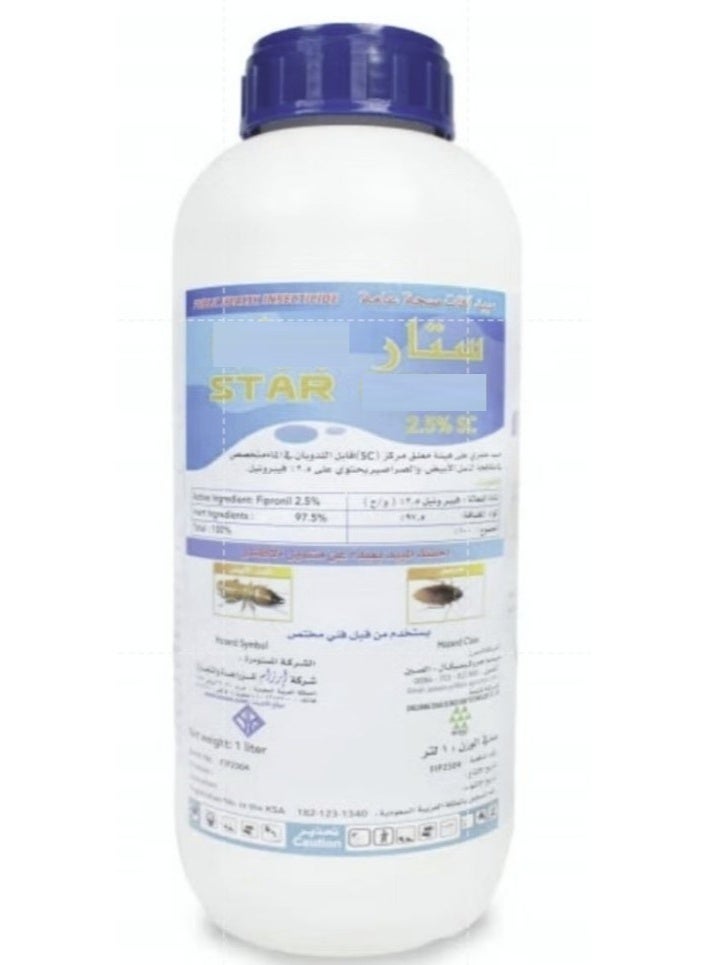 Star Insecticide Liquid for Controlling Cockroaches Termites and All Crawling Insects 1 Liter - Image 1