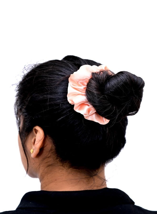 Glamyou Luxury Satin Scrunchies SAME 5 COLORS AS PIC, Anti-Hair-Breakage, Hair Ties, Scrunchies Set for Girls, Women, Best gift for Sister, Friend, Mom - Image 5