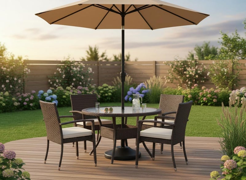 US Weight 30 Pound Umbrella Base - Weighted Umbrella Base for Use with Patio Table – Heavy Duty Base- Made in The USA - Image 4