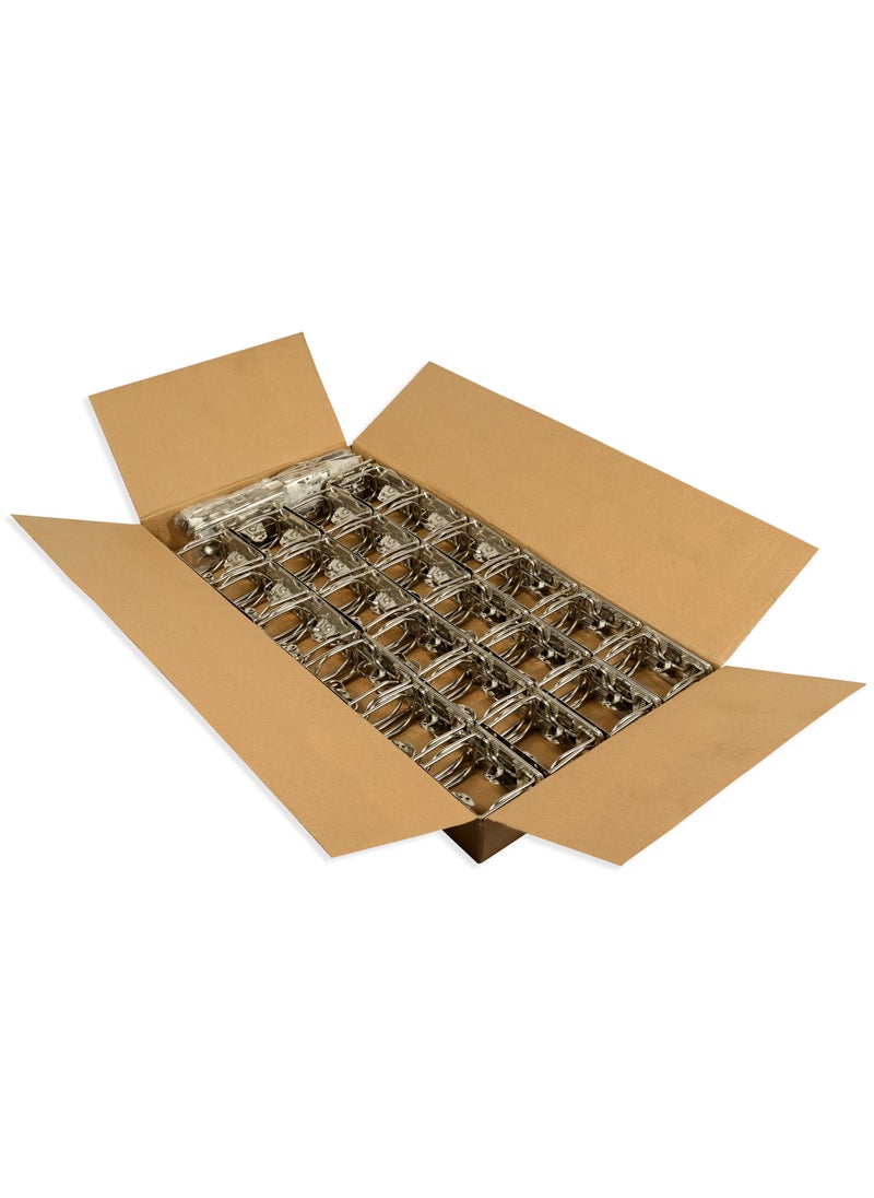 FIS - FIS Pack of 50 Lever Arch Files Grey Marble with Slide-In Plate Mechanism, Size of Spine is 8cm, F/S (210x 330 mm) - FSBF8RD - Image 1
