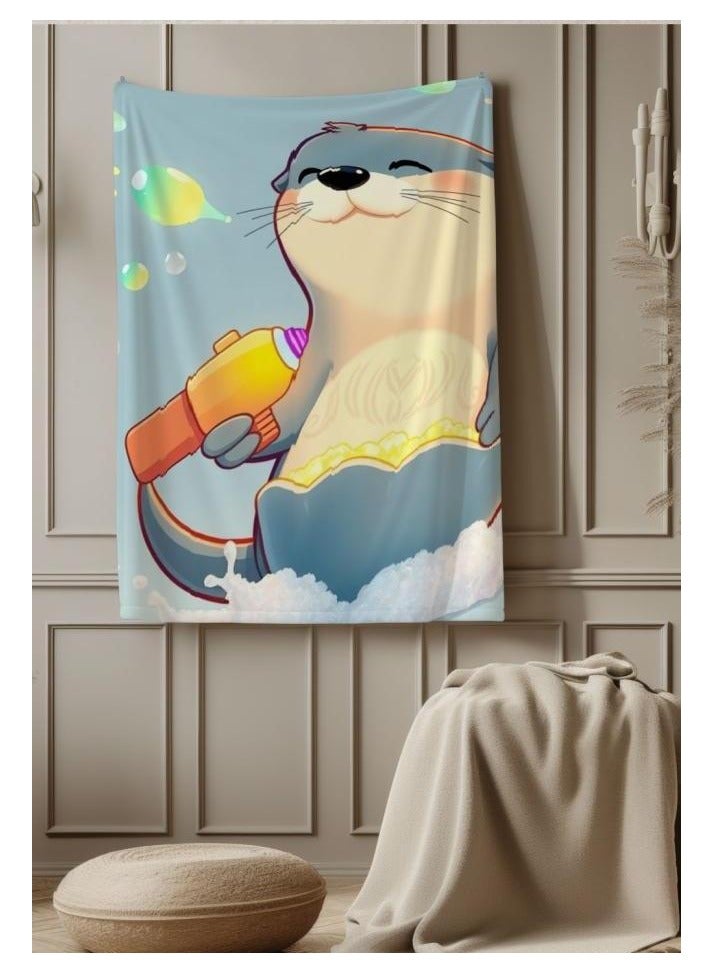 general Children's or student cartoon flannel thin blanket (warm and comfortable, suitable for sleep, games) 100cm*150cm - 154 - Image 1