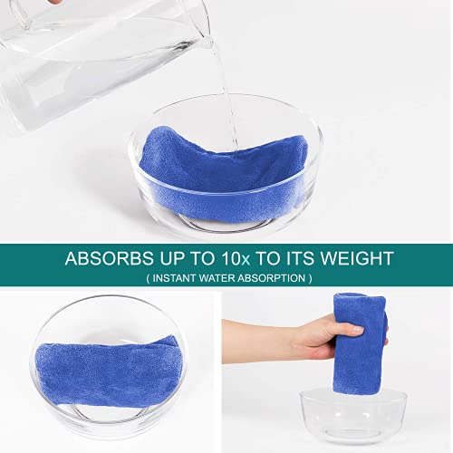 Sassoon Venir Microfiber Hair Wrap Towel for Women (Heaven Color, Free Size) with Smooth Texture Super Absorbent Quick Dry Hair Turban for Drying Hair - Image 4