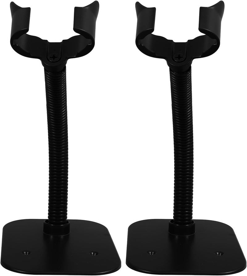 2pcs Adjustable Barcode Scanner Stand - Universal Scanning Barcode Reader Cradle Holder for Library Supermarkets Store Warehouse Logistic - Image 1