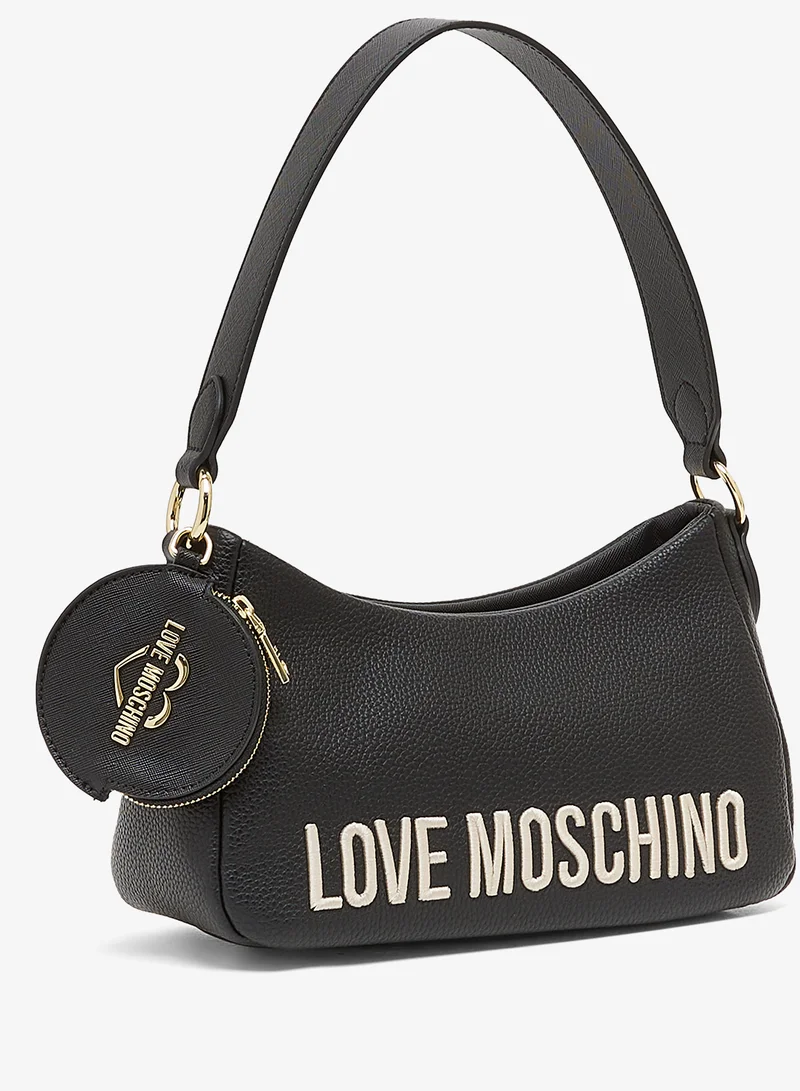 Love Moschino Zip through Shoulder Bag