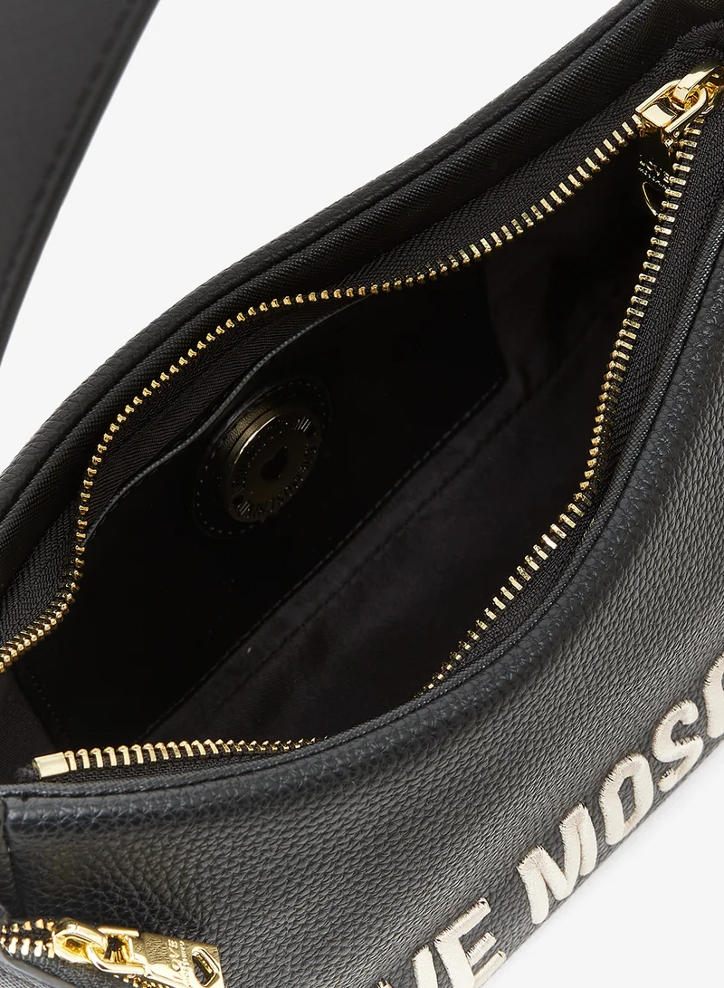 Love Moschino Zip through Shoulder Bag