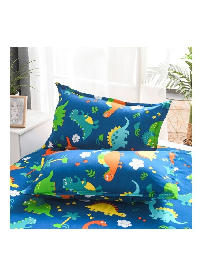 Beauenty 3-Piece Printed Duvet Cover Set Combination Blue/Green/Orange - Image 5