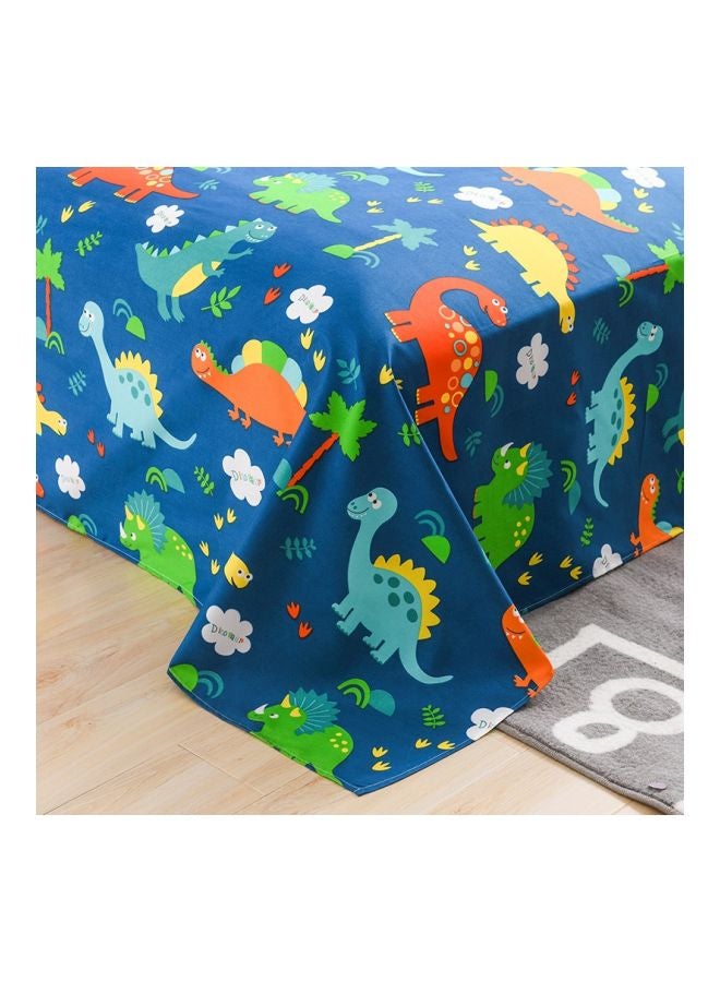 Beauenty 3-Piece Printed Duvet Cover Set Combination Blue/Green/Orange - Image 4