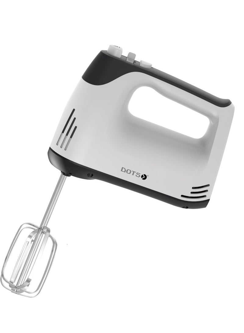 دوتس خلاط يدوي كهربائي 250-300 واط، 6 سرعات + Turbo، مضارب وخطاطيف SUS202، تصميم Stand-in - Image 2