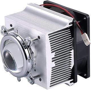 TX Aluminium Heatsink Cooling Fan+44mm Lens 60 Degree for 50W 100W LED Chip (Heatsink+60 Degree Lens) - Image 1