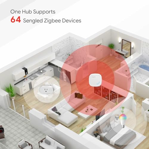 Sengled Smart Light Bulb Starter Kit, Smart Bulbs that Work with Alexa, Google Home, Color Changing Light Bulb, Alexa Light Bulbs, A19 E26 Dimmable Bulbs 800LM, 8.6W (60W Equivalent), 2 Pack with Hub - Image 4