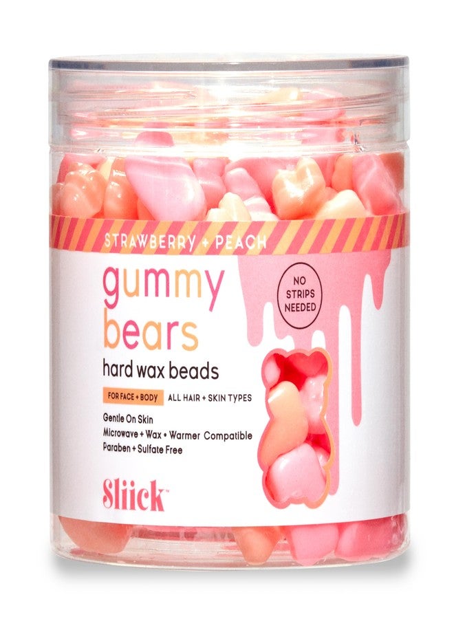 Sliick Hard Wax Beads for Hair Removal, Gummy Bears – Stripless Wax Beads for Face, Body & Sensitive Skin, 8 oz - Image 1