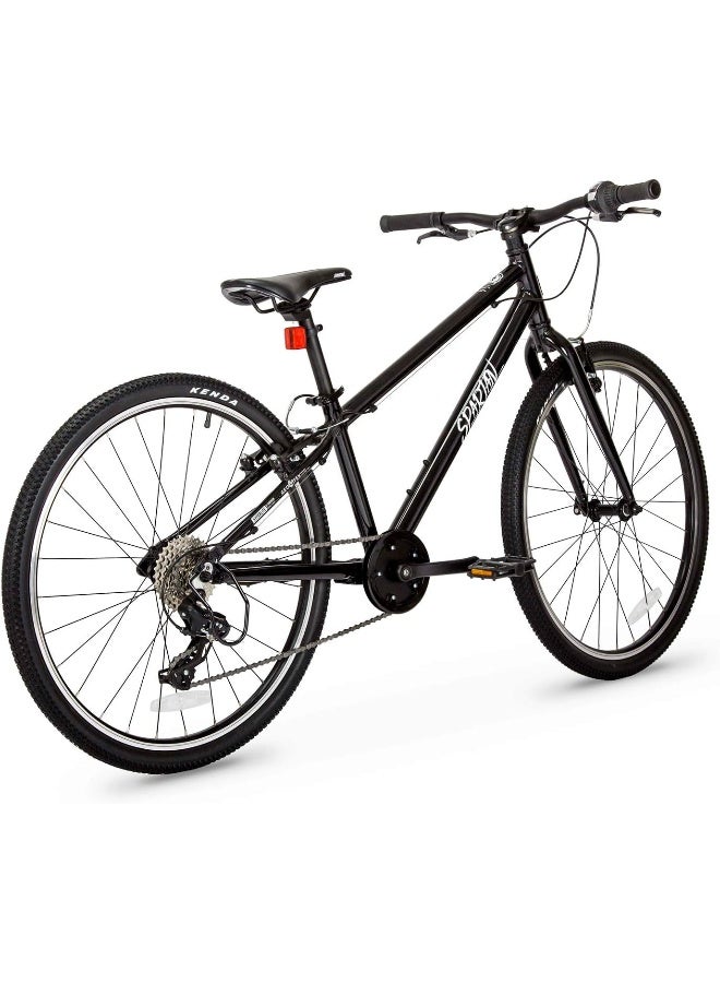Spartan 26" Hyperlite Lightweight Mtb/Hybrid Bike Aluminium Alloy Bicycle - Black - Image 3