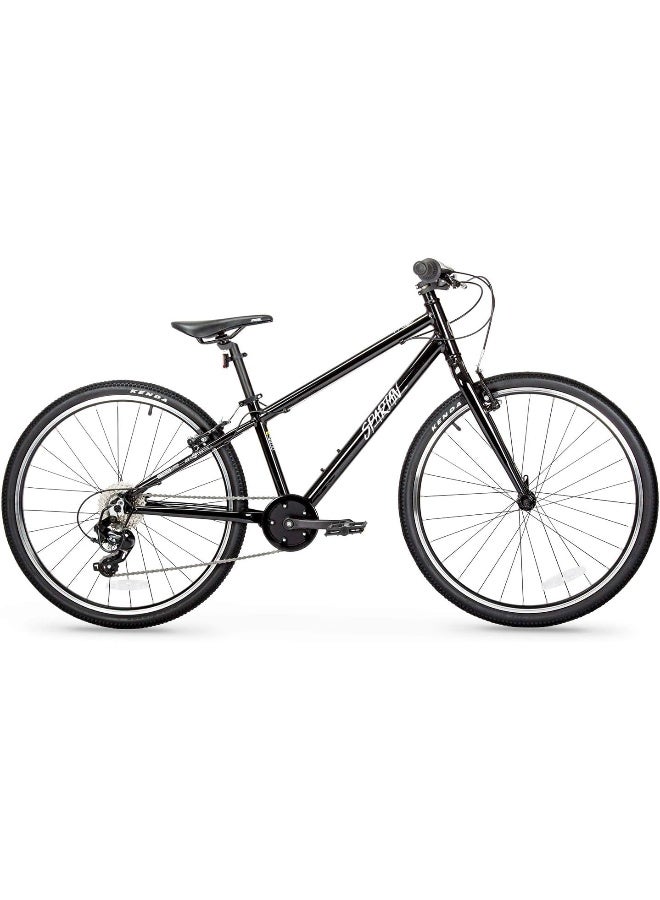 Spartan 26" Hyperlite Lightweight Mtb/Hybrid Bike Aluminium Alloy Bicycle - Black - Image 2