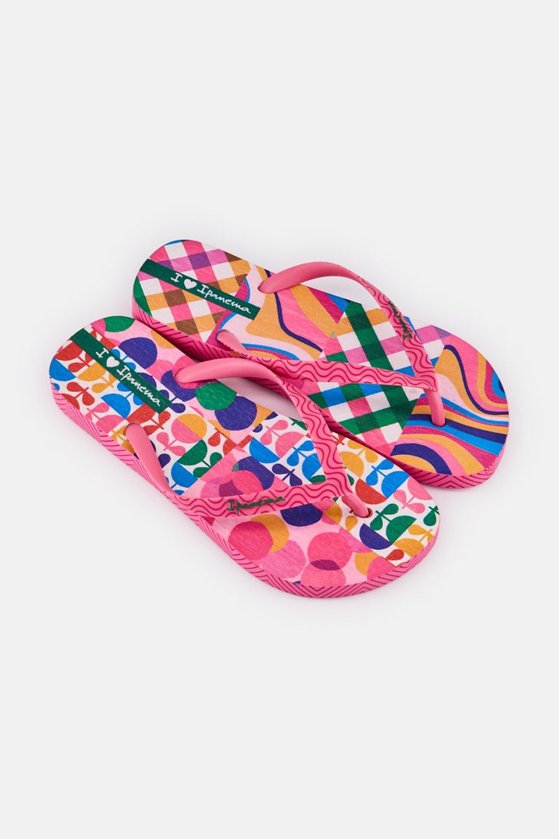 Ipanema Kids Girl Semi Igual Slip On Slippers, Multicolor  - Image 2