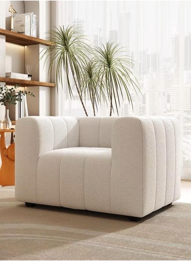 Generic - Light Luxury Style Furniture Sofa Set Beige Without Pillow - Image 1