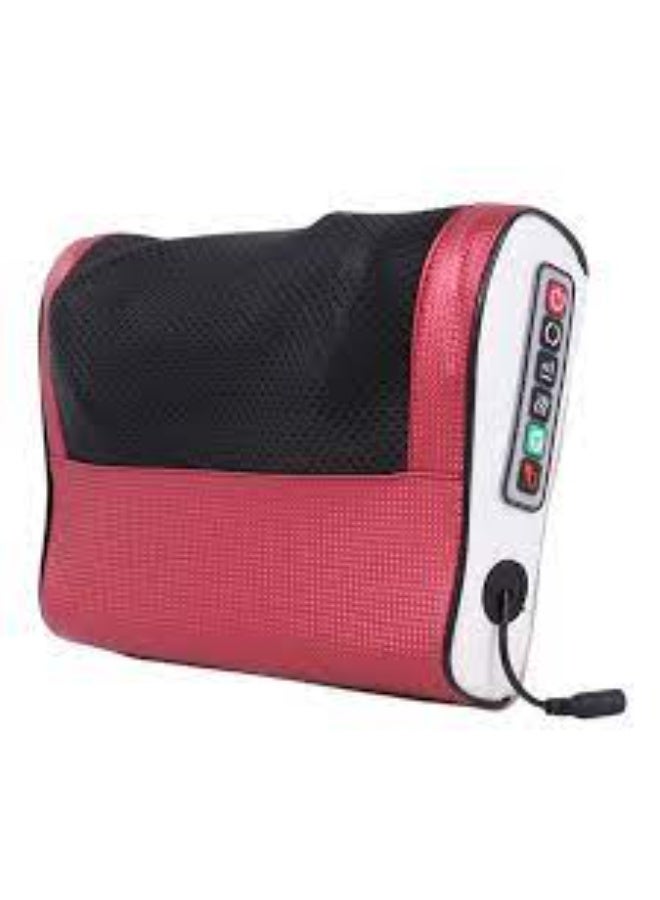 وسادة تدليك شياتسو احترافية للرقبة والظهر مع خاصية التدفئة - تصميم مريح بـ 4 أزرار تحكم لتخفيف آلام العضلات والإجهاد. - Image 1