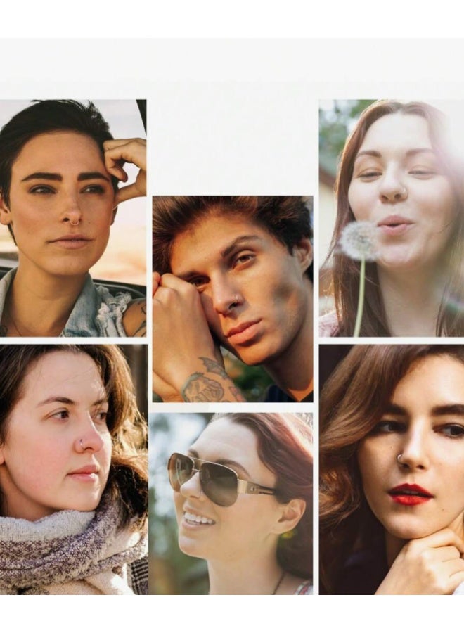 40pcs Piercings Jewelry Stainless Steel Belly, Ear & Nose Studs Hoops for Body Belly Piercing - Image 5