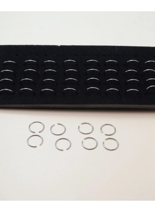 40pcs Piercings Jewelry Stainless Steel Belly, Ear & Nose Studs Hoops for Body Belly Piercing - Image 3