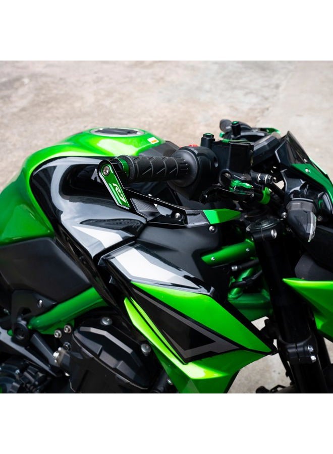 MOWOK Fit for Yamaha R7 YZF-R7 YZFR7 2021 2022 2023 2024 2025 Accessories Motorcycle Clutch Brake Lever Hand Guards handguard Handlebar Protector (Black) - Image 2